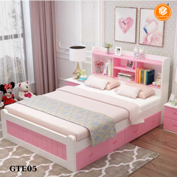 Giường nhựa trẻ em cao cấp - Mã GTE05