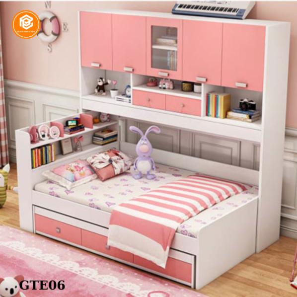 Giường nhựa trẻ em cao cấp - Mã GTE06