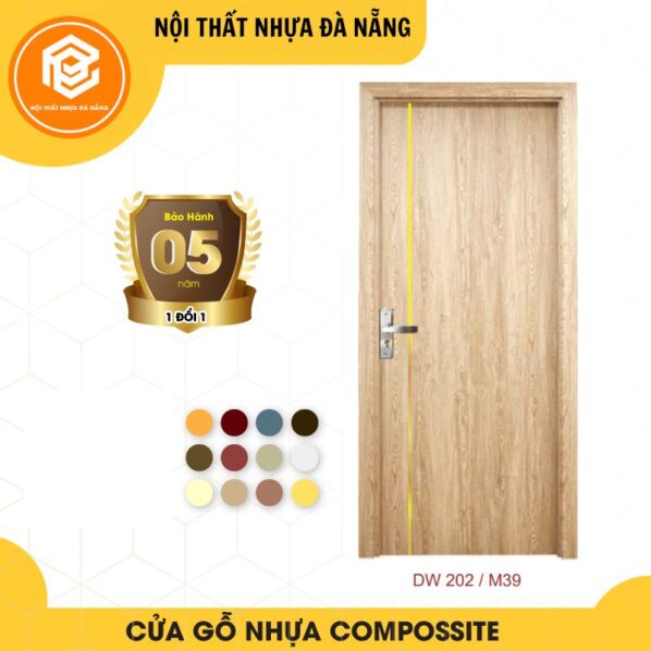 Cửa nhựa gỗ composite cao cấp - Mã DW202/M39