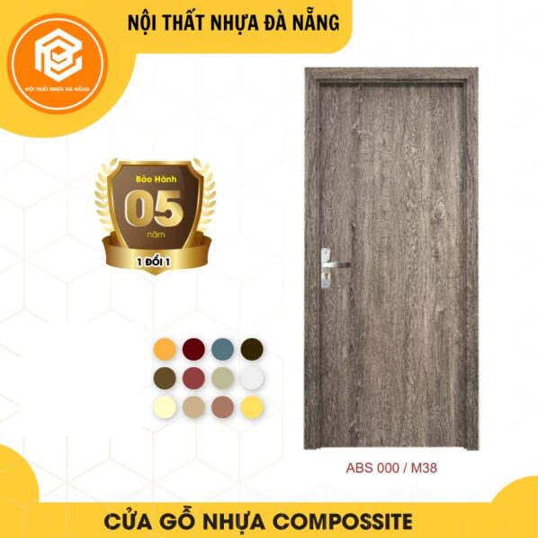 Cửa nhựa gỗ composite cao cấp - Mã ABS000/M38