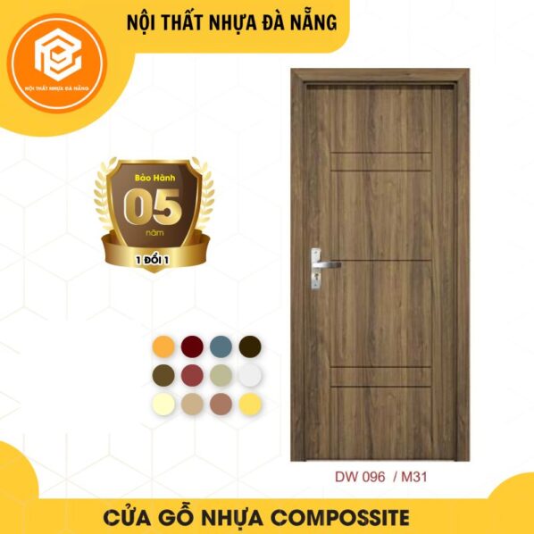Cửa nhựa gỗ composite cao cấp - Mã DW096/M31