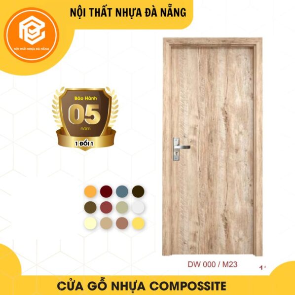 Cửa nhựa gỗ composite cao cấp - Mã DW000/M23