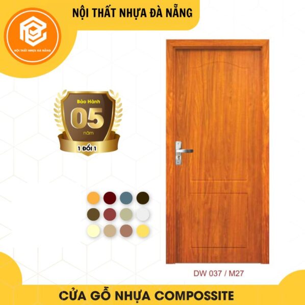Cửa nhựa gỗ composite cao cấp - Mã DW037/M27