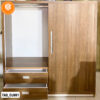 Tủ áo quần cánh cửa lùa nhựa cao cấp - Mã TAQ-CLN01
