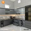 Tủ bếp nhựa cao cấp chữ L - TB-L05